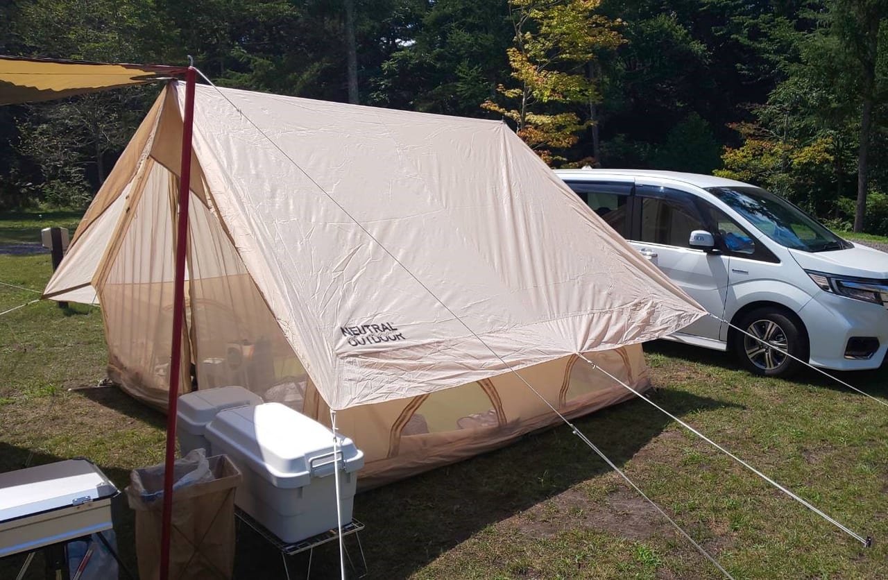 NEUTRAL OUTDOORのLGテント4.0で暑い夏にも快適キャンプ！ – キャンプクエスト