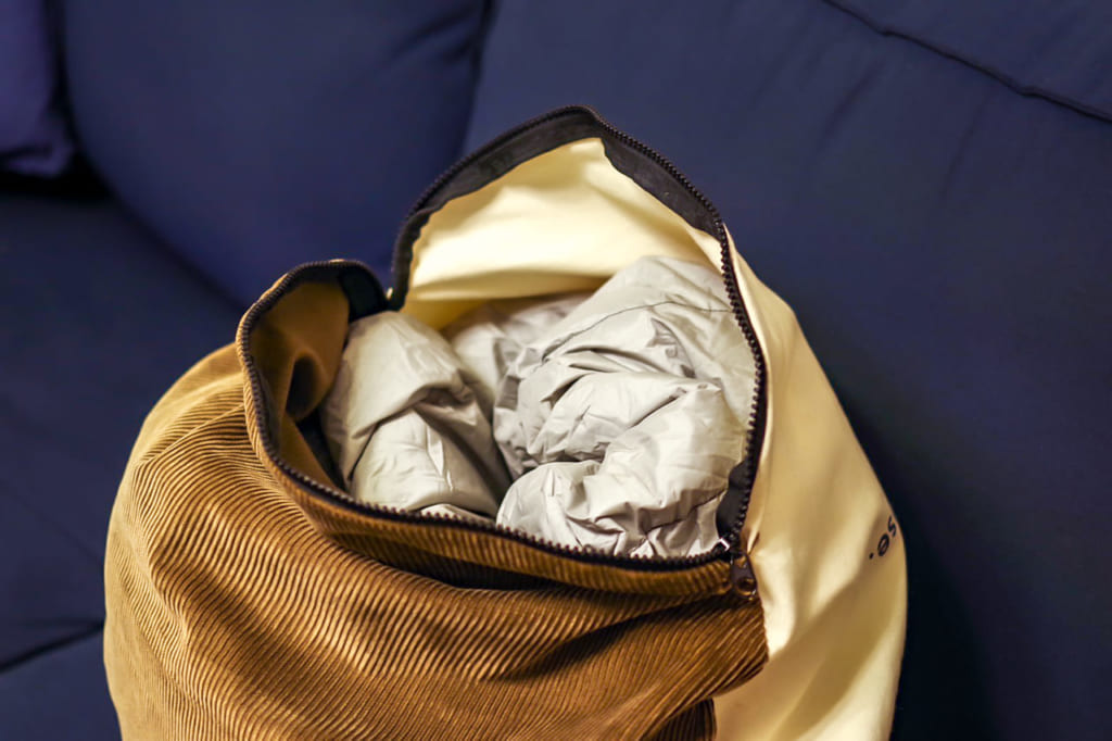 寝袋の保管にも使えるハーフトラックプロダクツのノンスリープクッションレビュー | キャンプクエスト