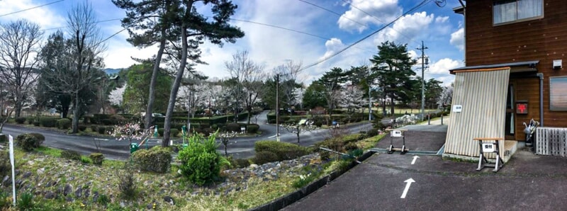 福岡ローマン渓谷オートキャンプ場の全景