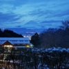 乙女森林公園第2キャンプ場の貸し切りファミリーキャンプで冬の富士山と夜景を堪能！