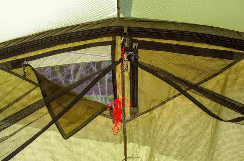 ベンチレーションが多彩