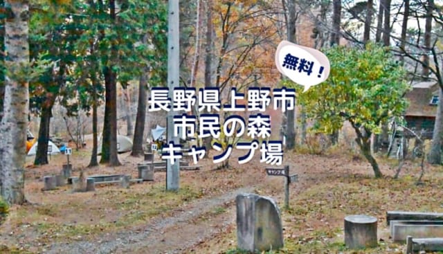 長野県上田市の無料キャンプ場「市民の森キャンプ場」でファミリーキャンプを堪能