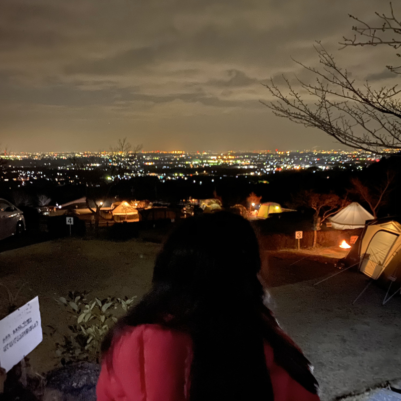 三重県一の夜景を望む尾高高原キャンプ場でおしゃれキャンプを満喫