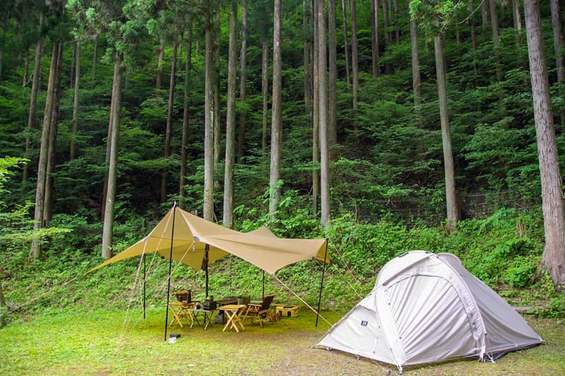 神戸園キャンプ場を利用するのであれば、家族だけで静かに楽しみたいとことろです