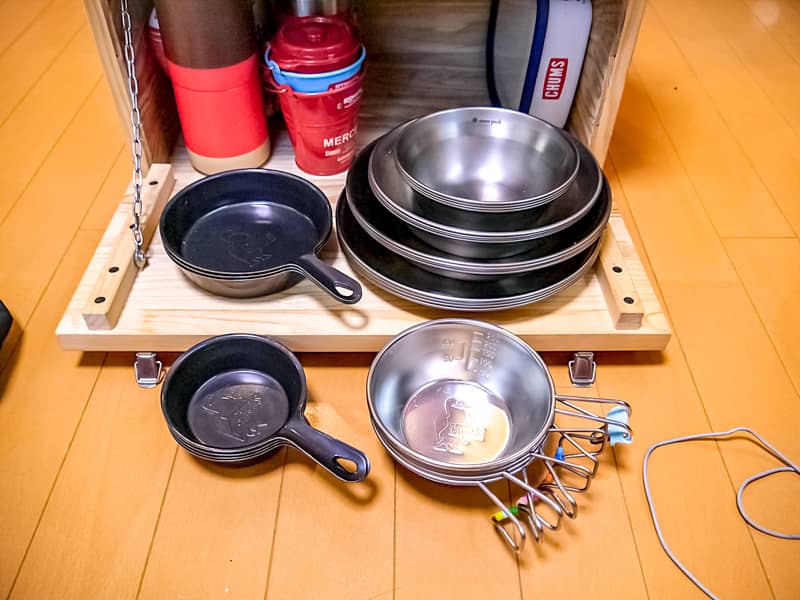 キャンプギアのスタッキング性能を最大限まで活かせば収納はここまでコンパクトになる キャンプクエスト