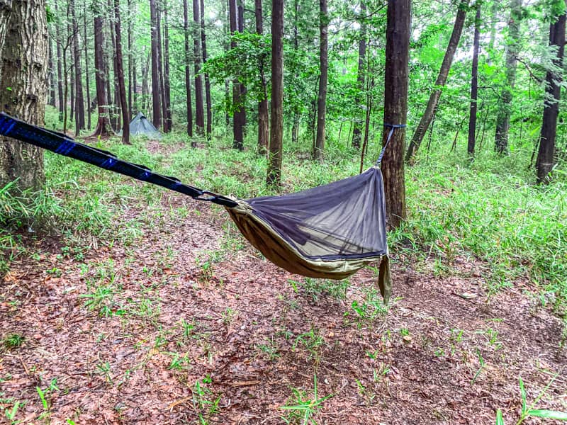 Amazonで人気の蚊帳付きハンモックlenzaiの最新型はどうなの キャンプ泊に使えるの キャンプクエスト