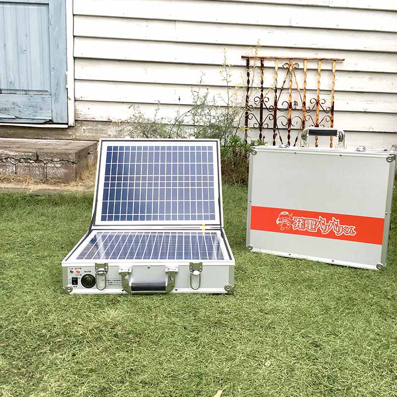 キャンプに使えるソーラー充電器・蓄電池『発電バリバリくん』をご紹介