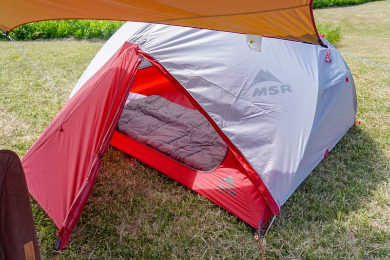 アウトドア テント/タープ ソロやデュオにおすすめのプロ仕様テント！MSRエリクサー3をキャンプで 