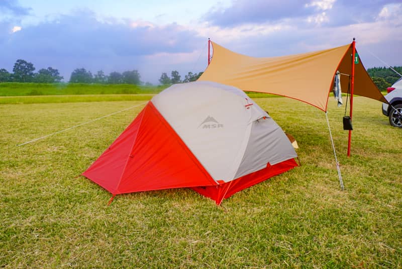 アウトドア テント/タープ ソロやデュオにおすすめのプロ仕様テント！MSRエリクサー3をキャンプで 