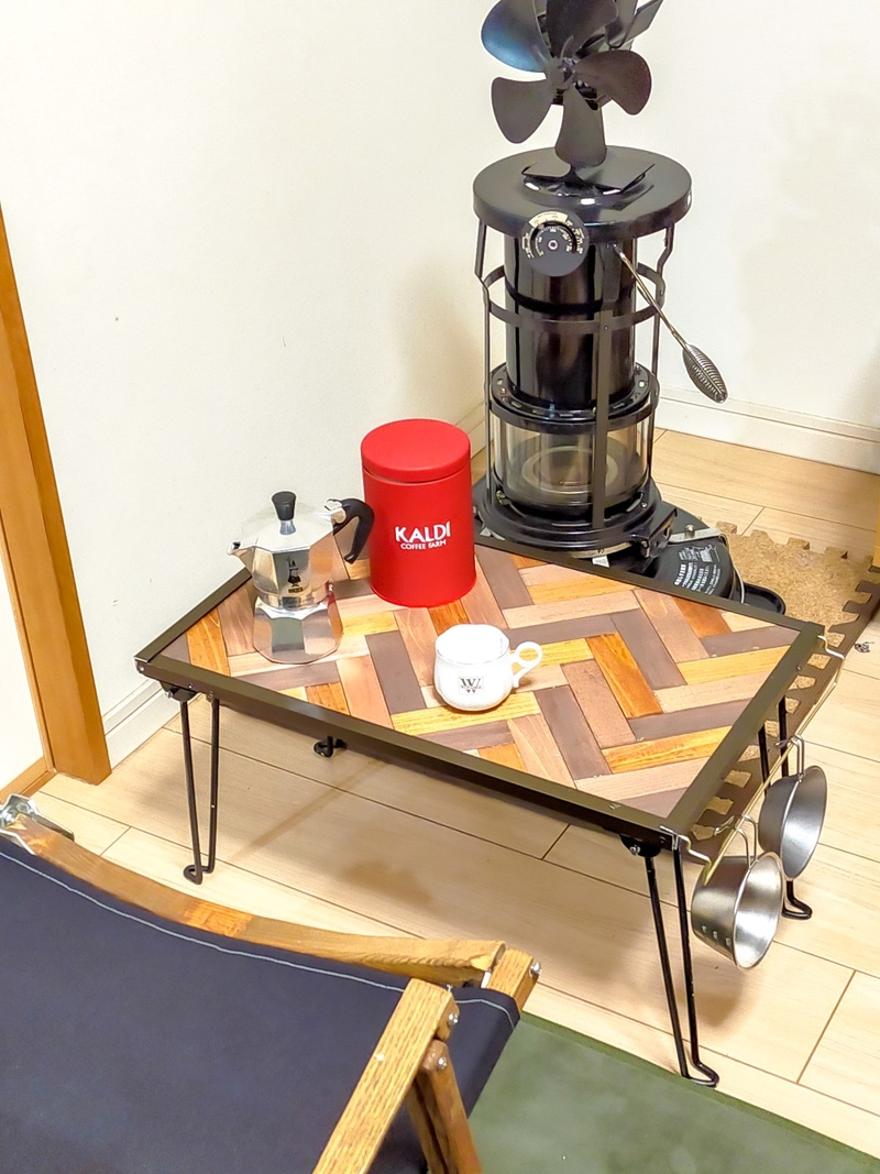 キャンプで使うコーヒーテーブルを自作してみた