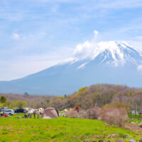 オープンしたての「STAR MEADOWS富士ケ嶺高原キャンプ場」富士山が目の前のフリーサイト