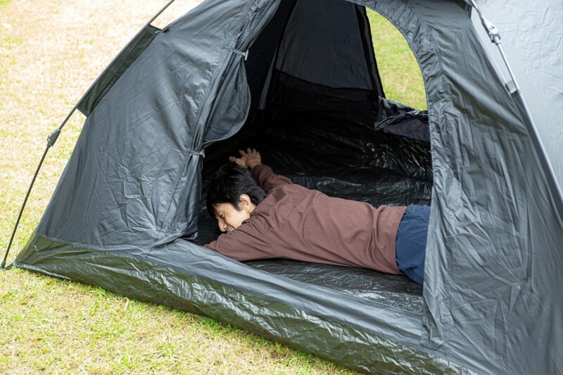 ソロキャンプにおすすめ！OUTDOOR PRODUCTS ワンタッチテントレビュー 