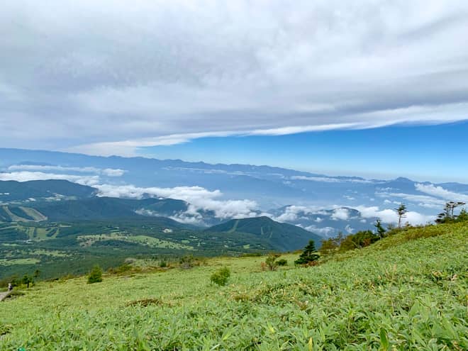 後ろを振り返ると絶景が広がります