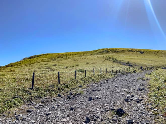 既に車山が見えます