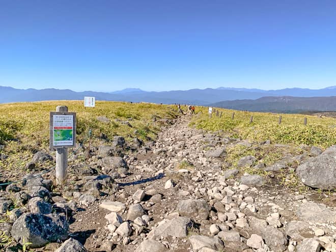 日本百名山でトップクラスの難易度の低さ
