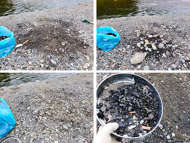 青梅市柚木の川原ゴミ拾い活動レポート-B