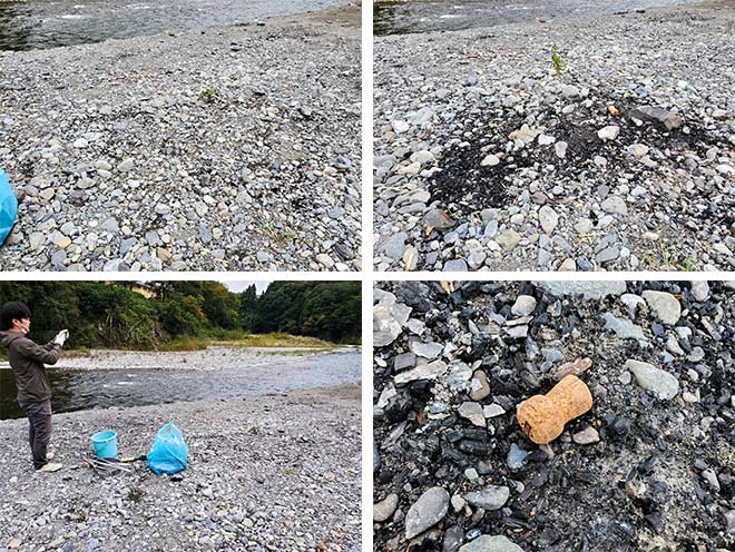 青梅市柚木の川原ゴミ拾い活動レポート-C