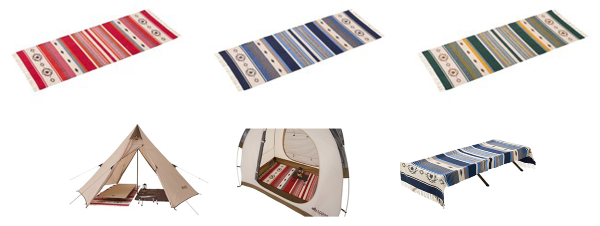 LOGOSコットンラグ_6