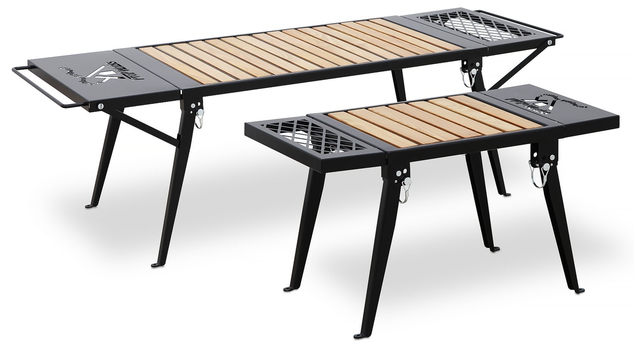 デザイン性抜群 使い勝手も優秀なアウトドアテーブルが発売開始 キャンプクエスト