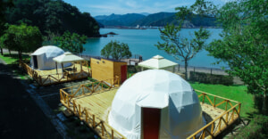 2021年10月、三重 熊野エリアに2棟限定の「シーサイドテラス グランピングドーム熊野灘」がオープン！