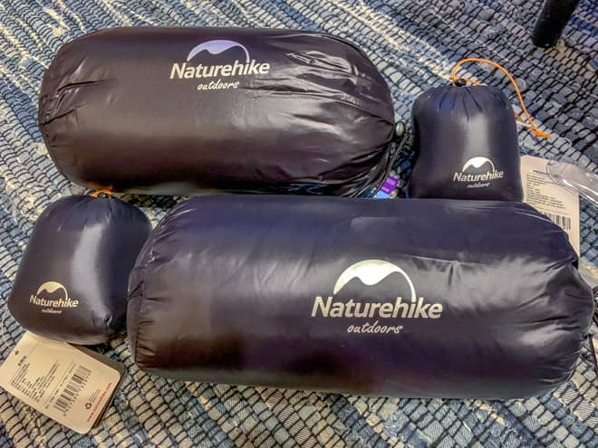 ダウンパンツ・テントシューズ