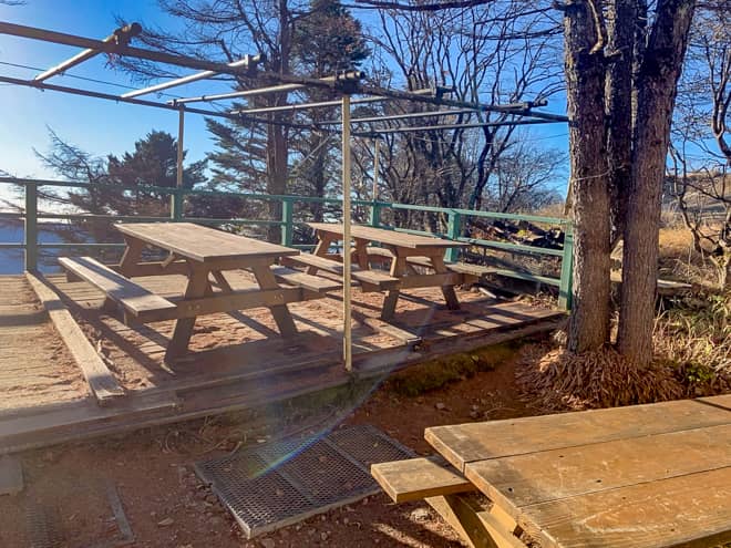 四季楽園にもテラスがありますが