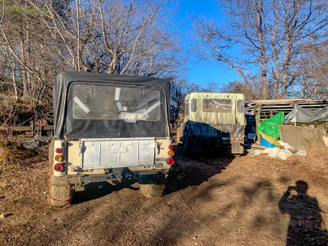 四季楽園にも三菱のJEEPが何台もありますね