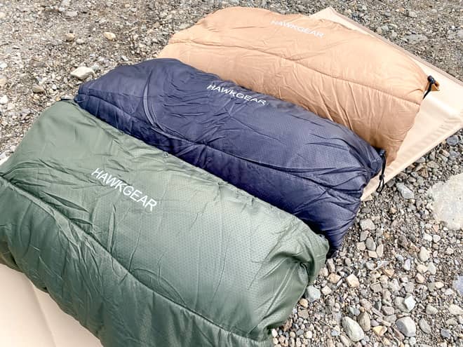 ホークギアの寝袋は冬キャンプでも耐えられる