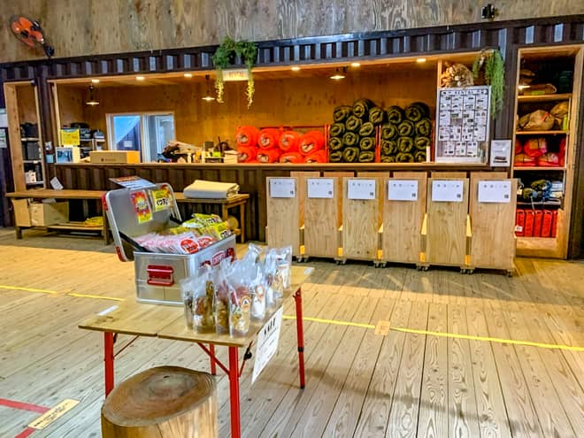 手ぶらでキャンプができる