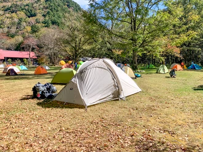 「ニンバス4P」を設営してみた