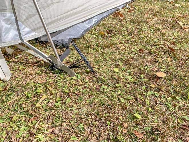 あとはペグダウンをして