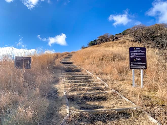 とても整備された階段ではありますが