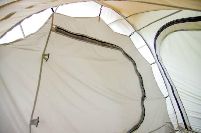 インナーテントの天井は150cmあります