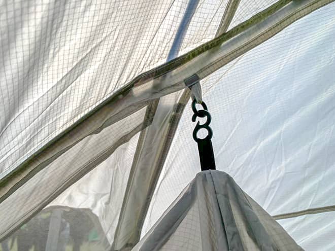 フライシートの丸カンに