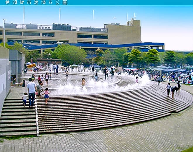 夏のうみかぜ公園じゃぶじゃぶ池