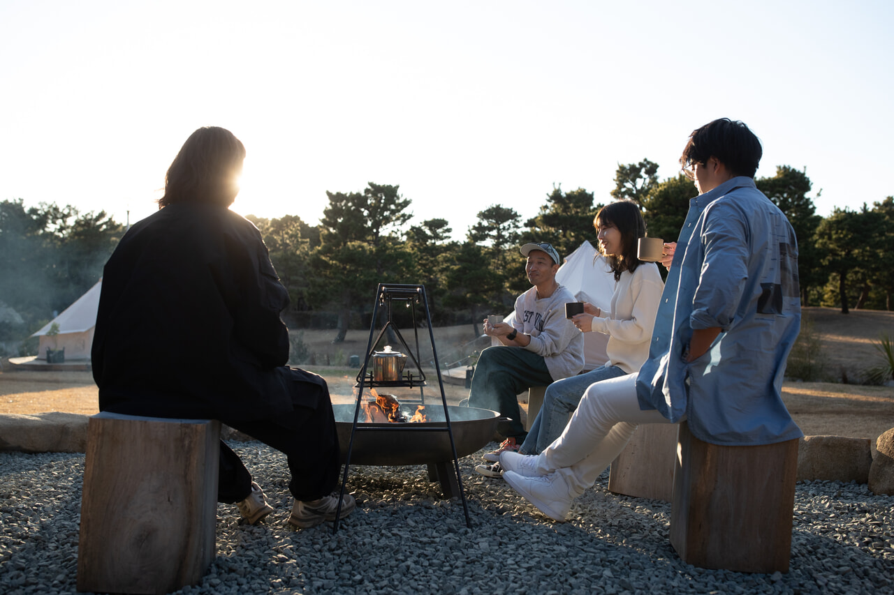 リゾート感を体験できるグランピング