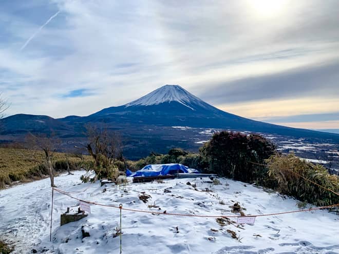 展望台からの富士山ビューは本当に素晴らしく