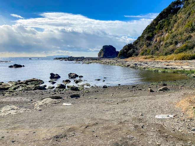 毘沙門天浜のキャンプスペース1