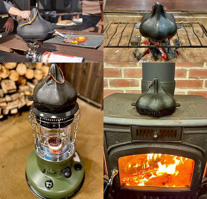 鋳鉄ロースターにんにくん05