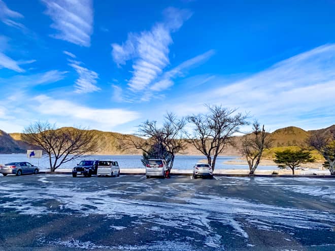 駐車場に到着しました。