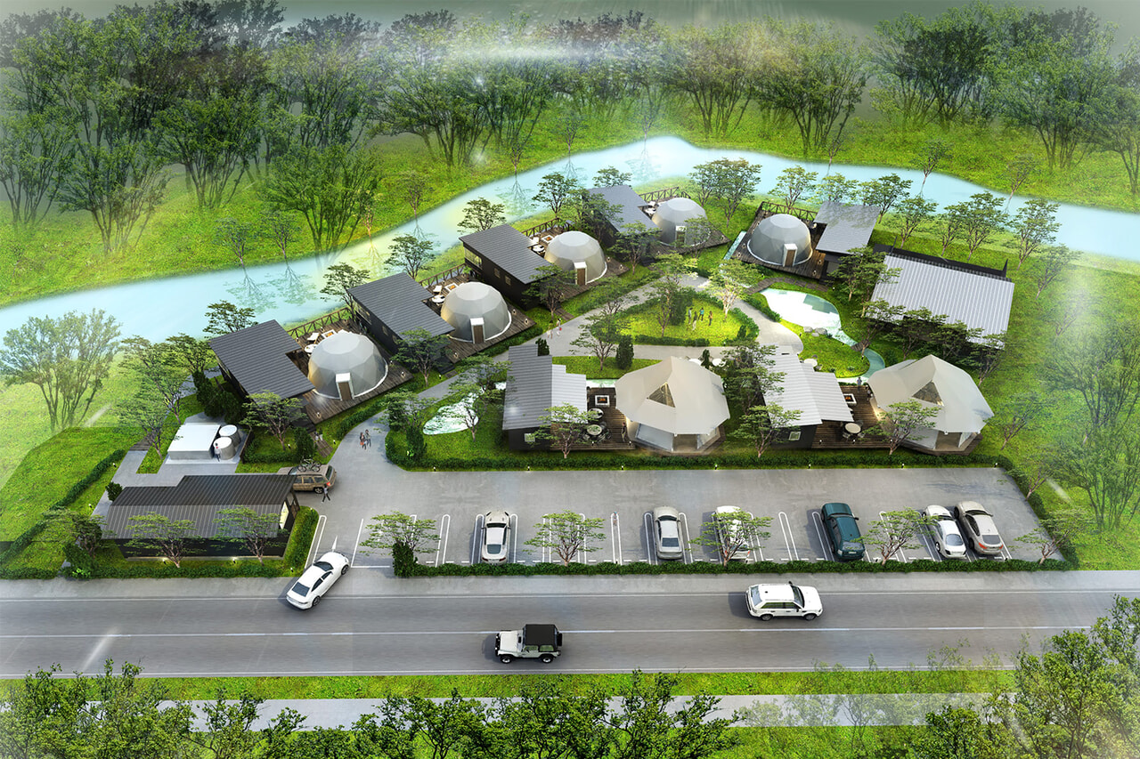 GLAMP DOME_富士忍野_3