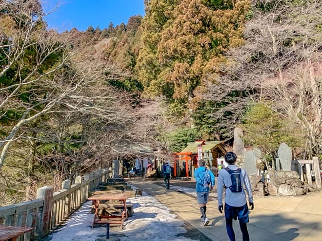 ケーブルカーを利用した場合