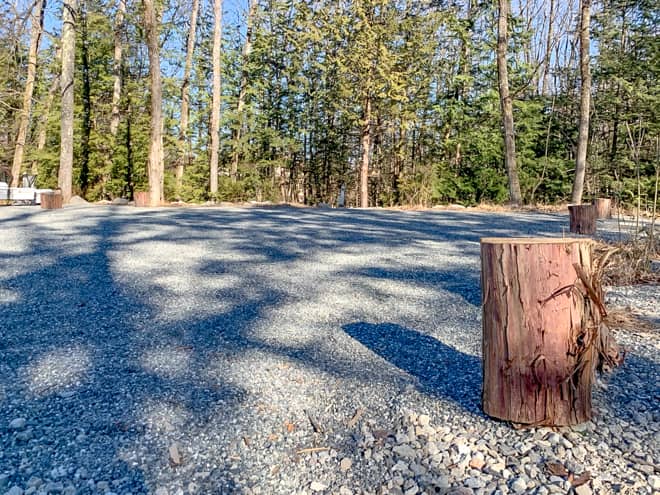 サイトの地面の特徴区画サイト