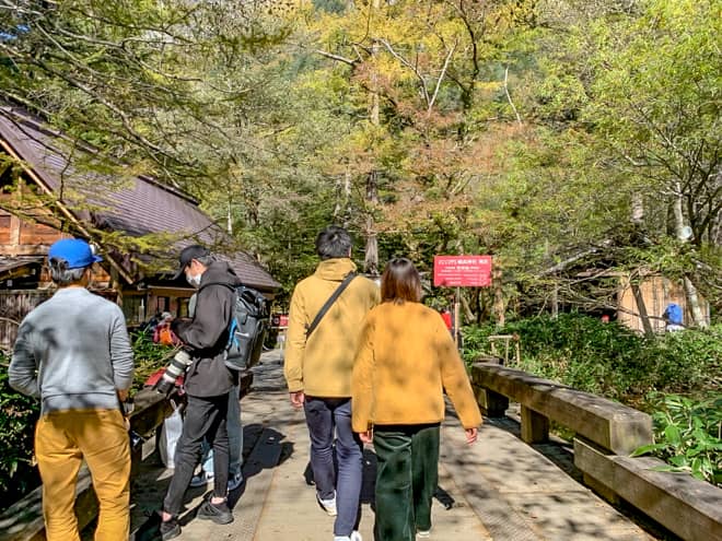 上着はザックに入れておこう