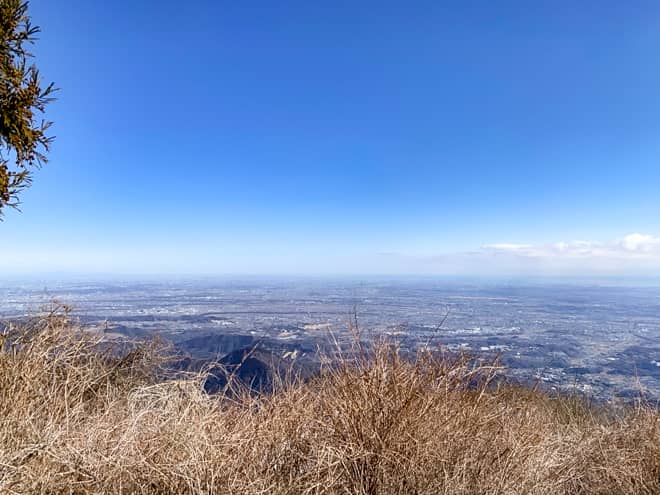大山山頂からの眺望は素晴らしく