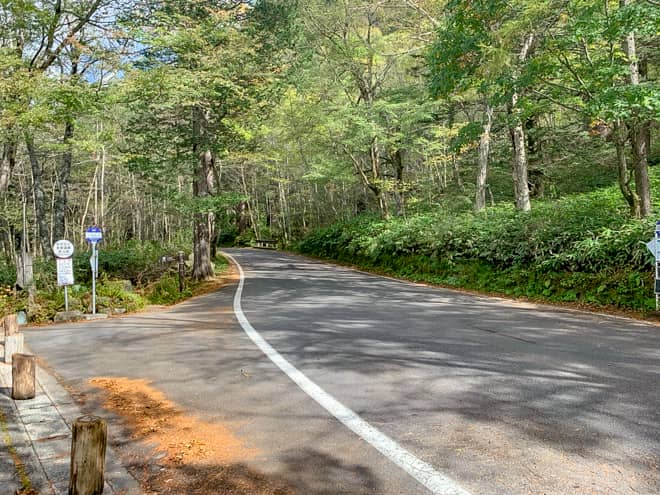 大正池→穂高橋