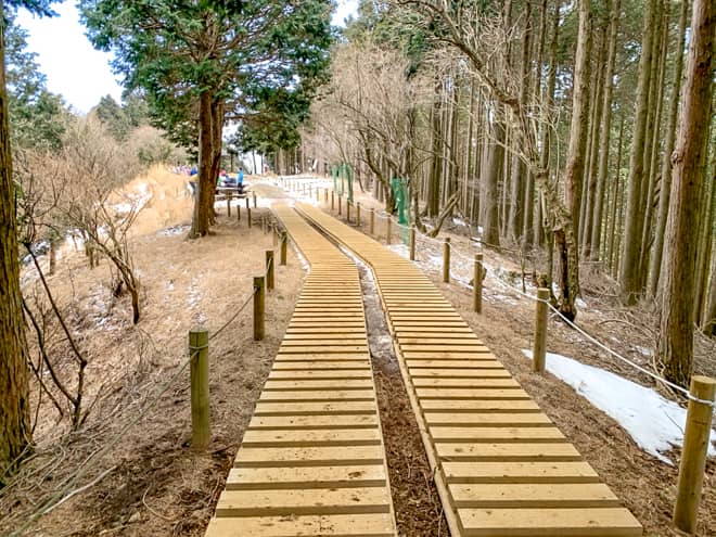 見晴台が見えてきました