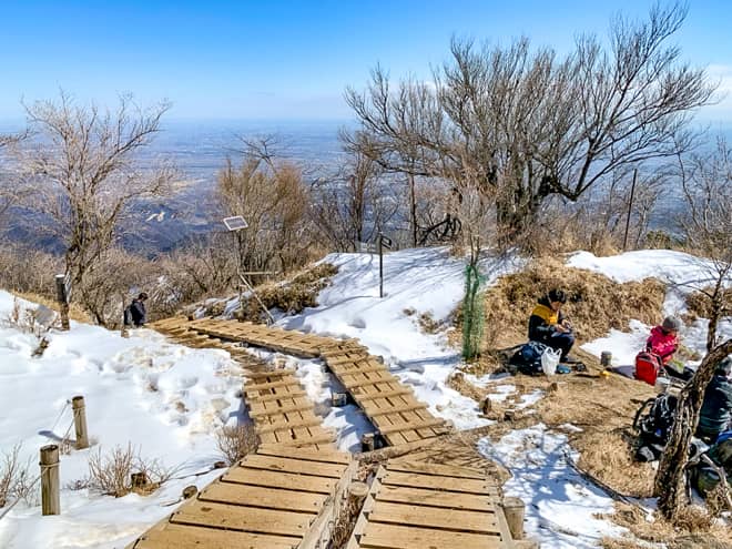 見晴台コースは3キロ程度と距離は長いですが