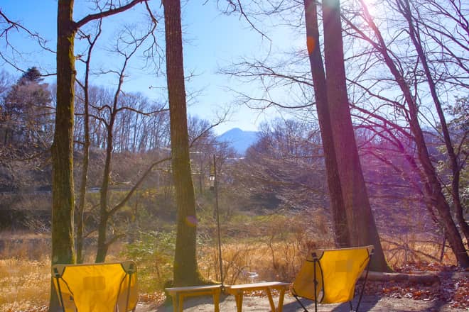 静けさとプライベート感満載の広大な区画サイトが魅力です