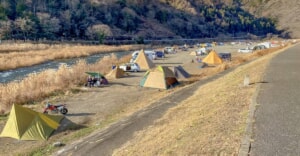 中津川河川敷のキャンプエリア詳細｜神奈川で人気＆知名度No.1の野営地を紹介